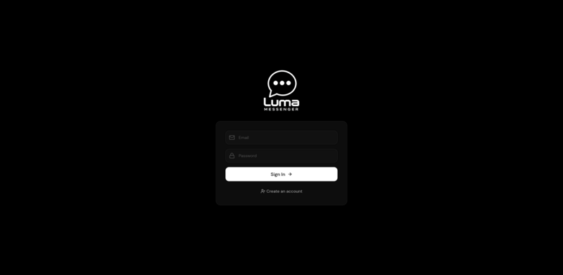 Luma Messenger website preview